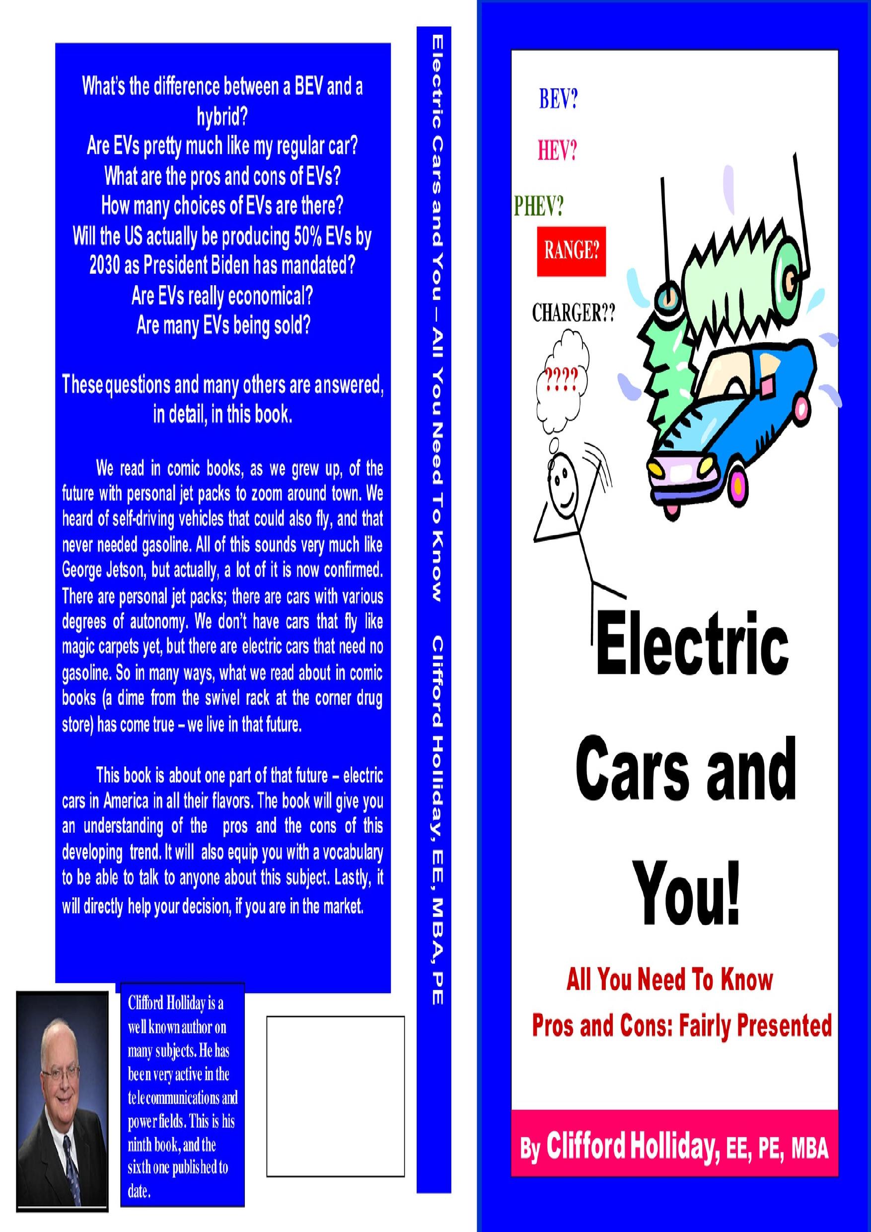 Electric Cars and You: All you Need to Know by Holliday Alice & Holliday Clifford