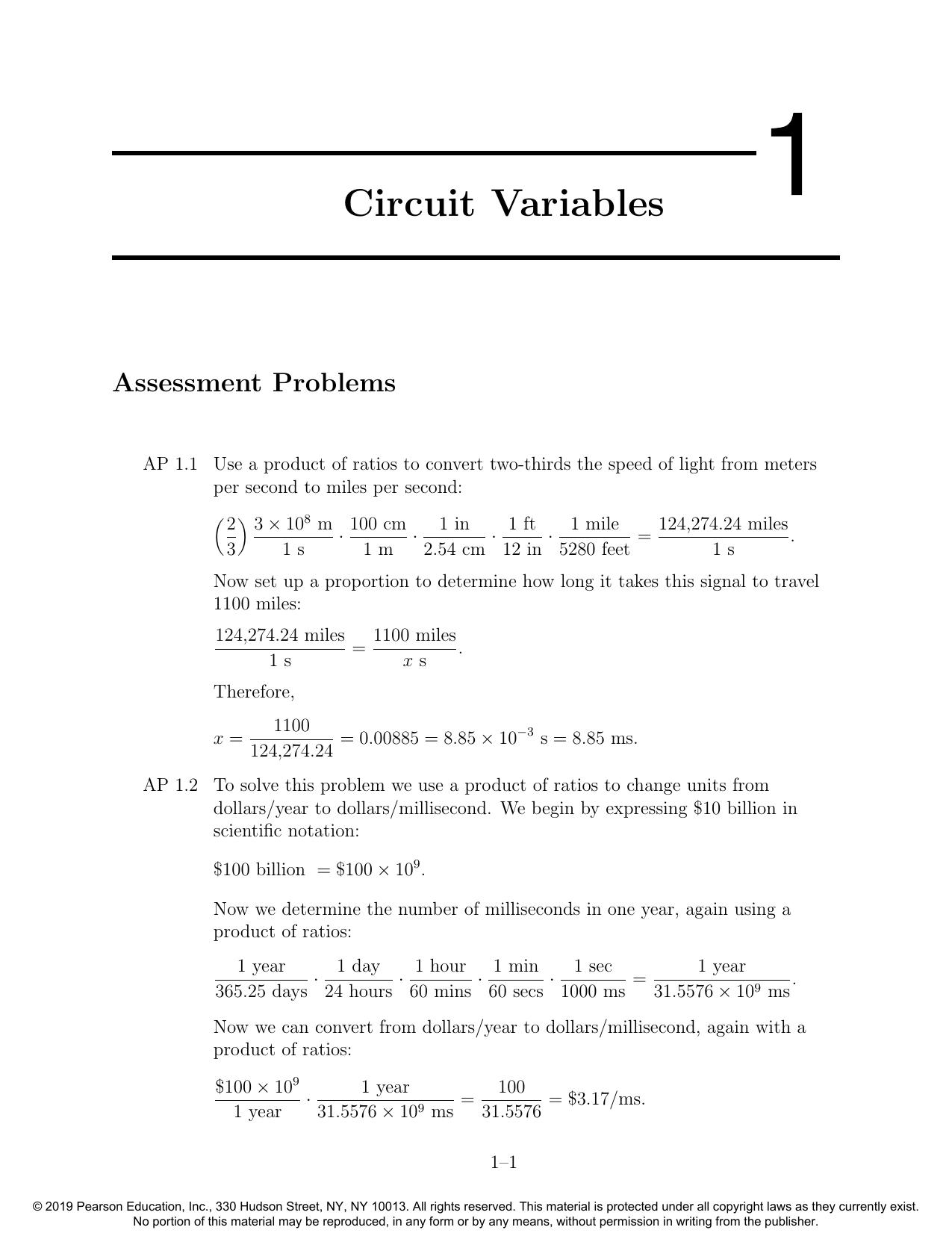 Electric Circuits 11e - Instructorâs Solution Manual by James W. Nilsson Susan A. Riedel