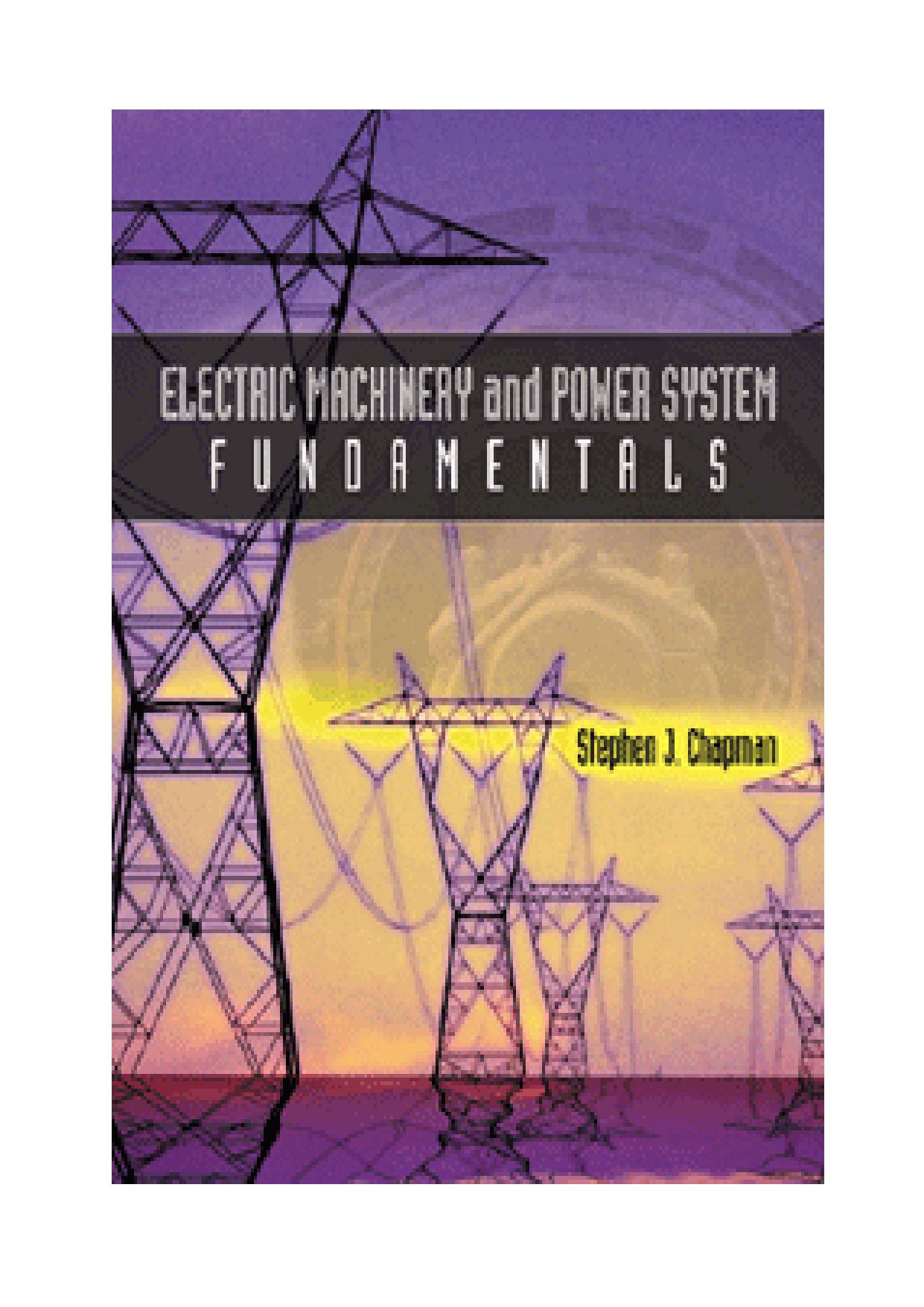 Electric Machinery and Power System Fundamentals - Solutions Manual by Stephen Chapman