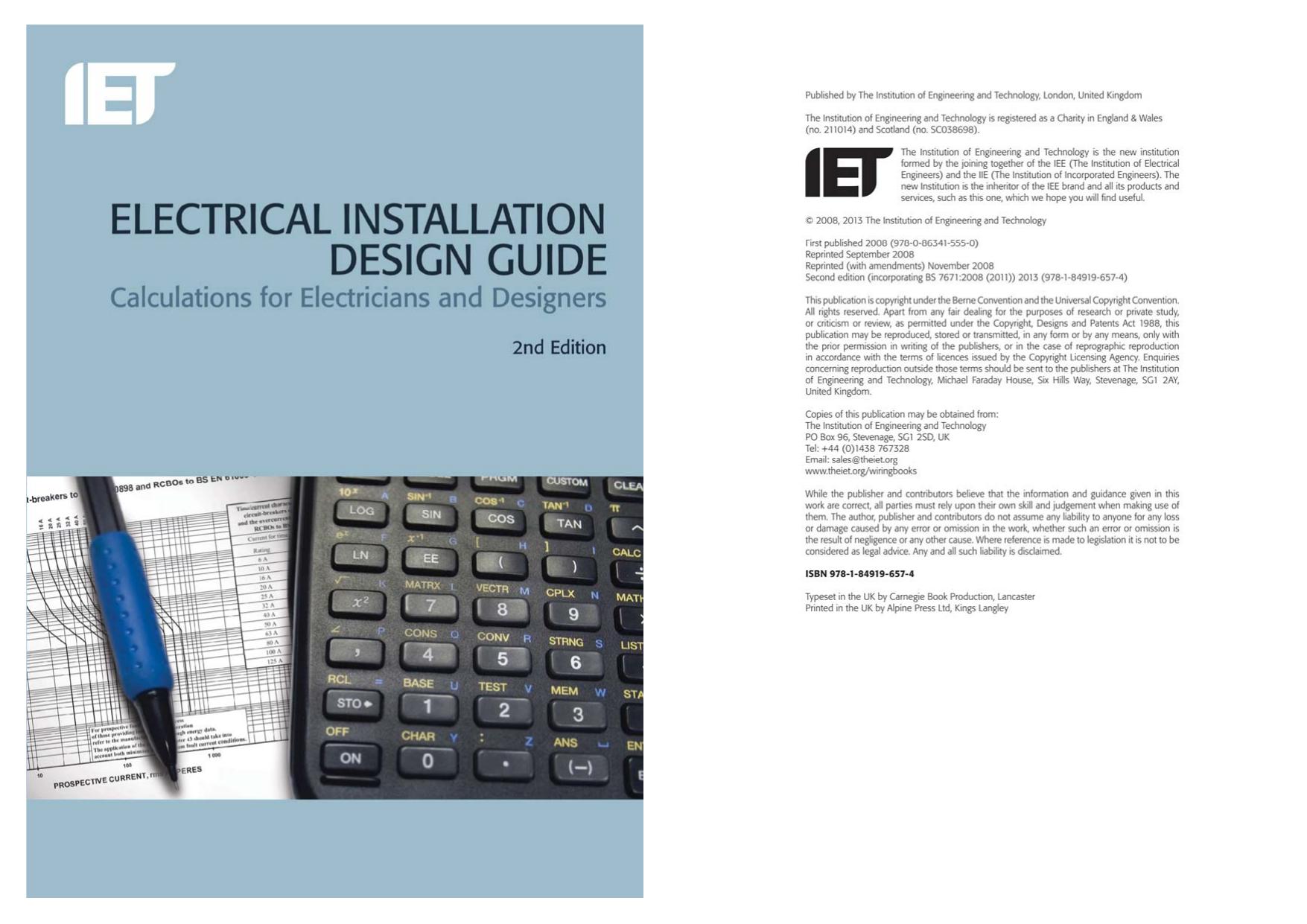 Electrical Installation Design Guide_ Calculations for Electricians and Designers, 2nd Edition.pdf by Dinuka