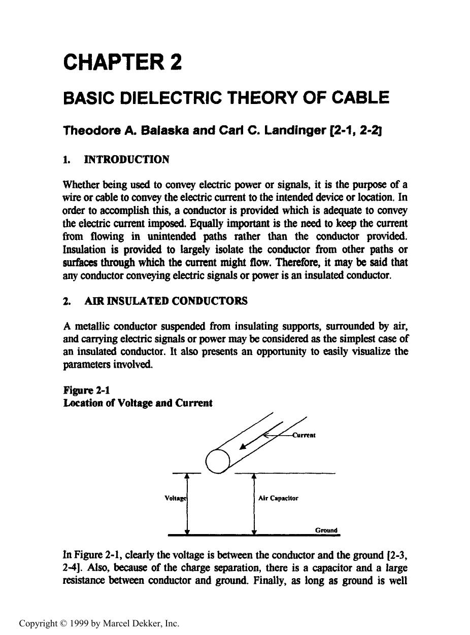 Electrical Power Cable Engineering by Balaska Theodore A. and Carl C. Landinger