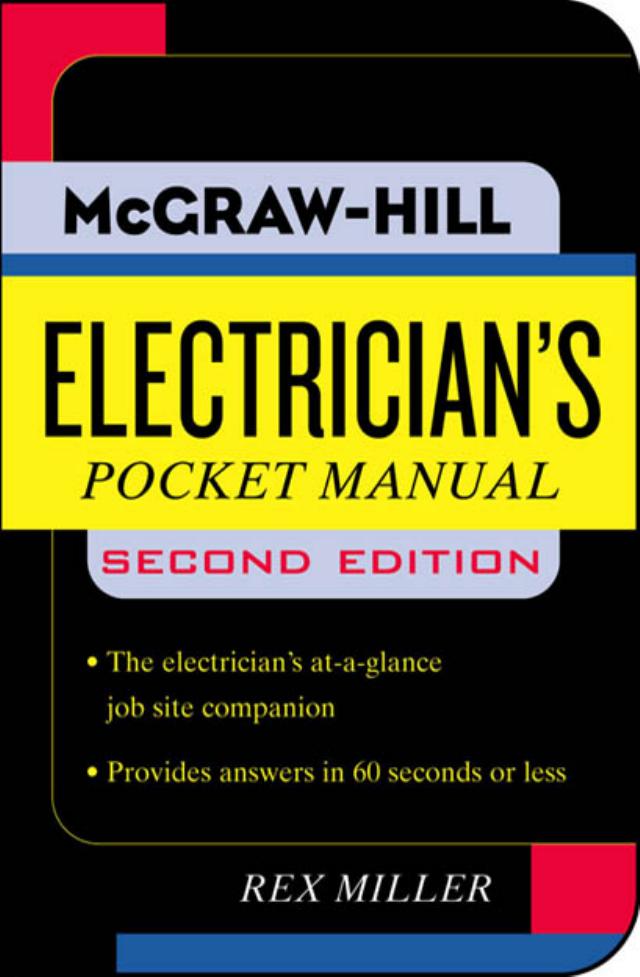 Electrician's Pocket Manual (Pocket References (McGraw-Hill)) by Rex Miller