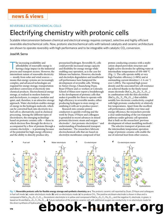 Electrifying chemistry with protonic cells by José M. Serra