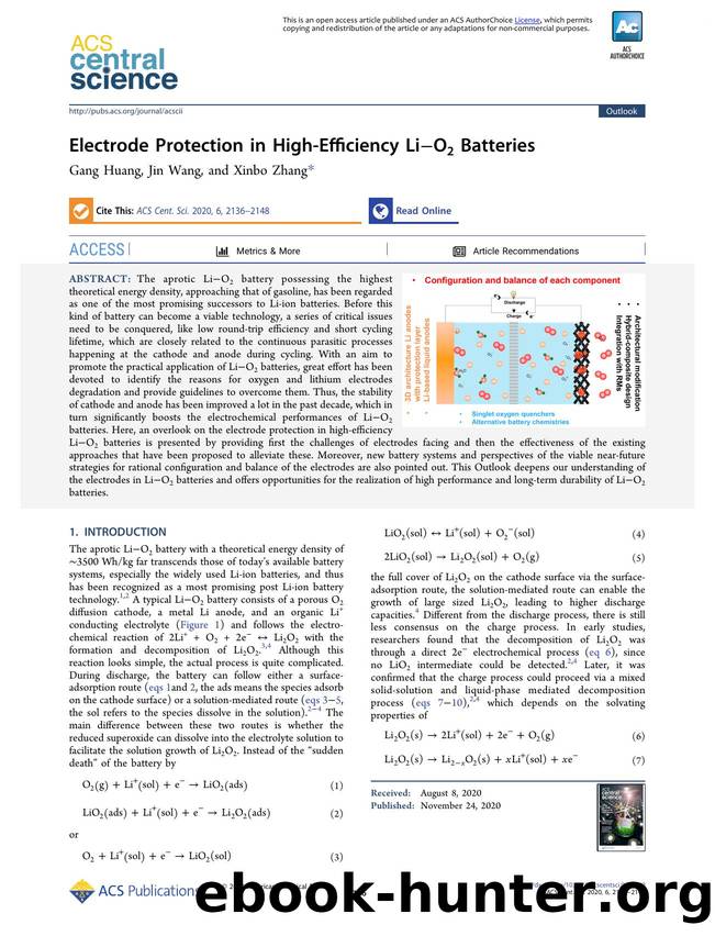 Electrode Protection in High-Efficiency LiâO2 Batteries by unknow