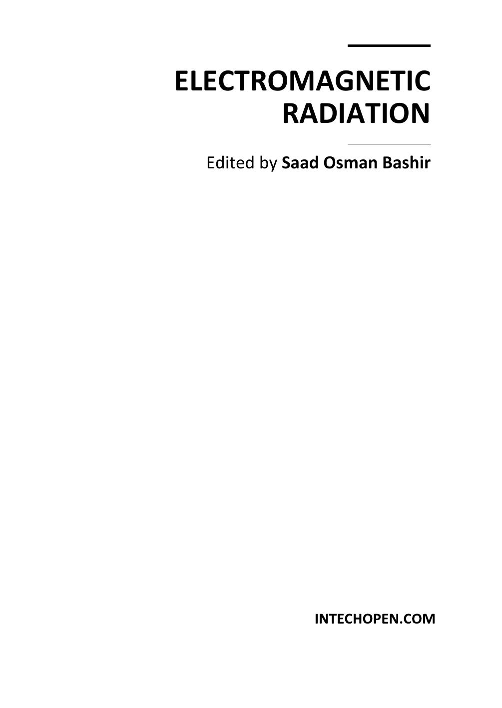 Electromagnetic Radiation by S. Bashir