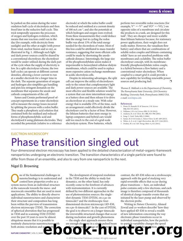 Electron microscopy: Phase transition singled out by Nigel D. Browning