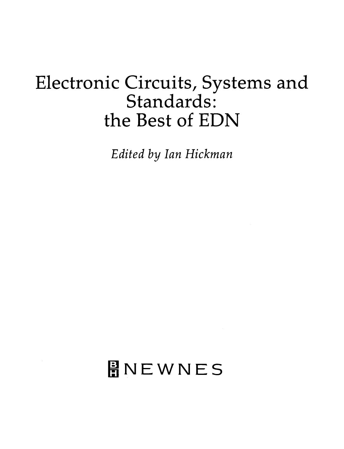 Electronic Circuits, Systems and Standards. The Best of EDN by Ian Hickman (Eds.)