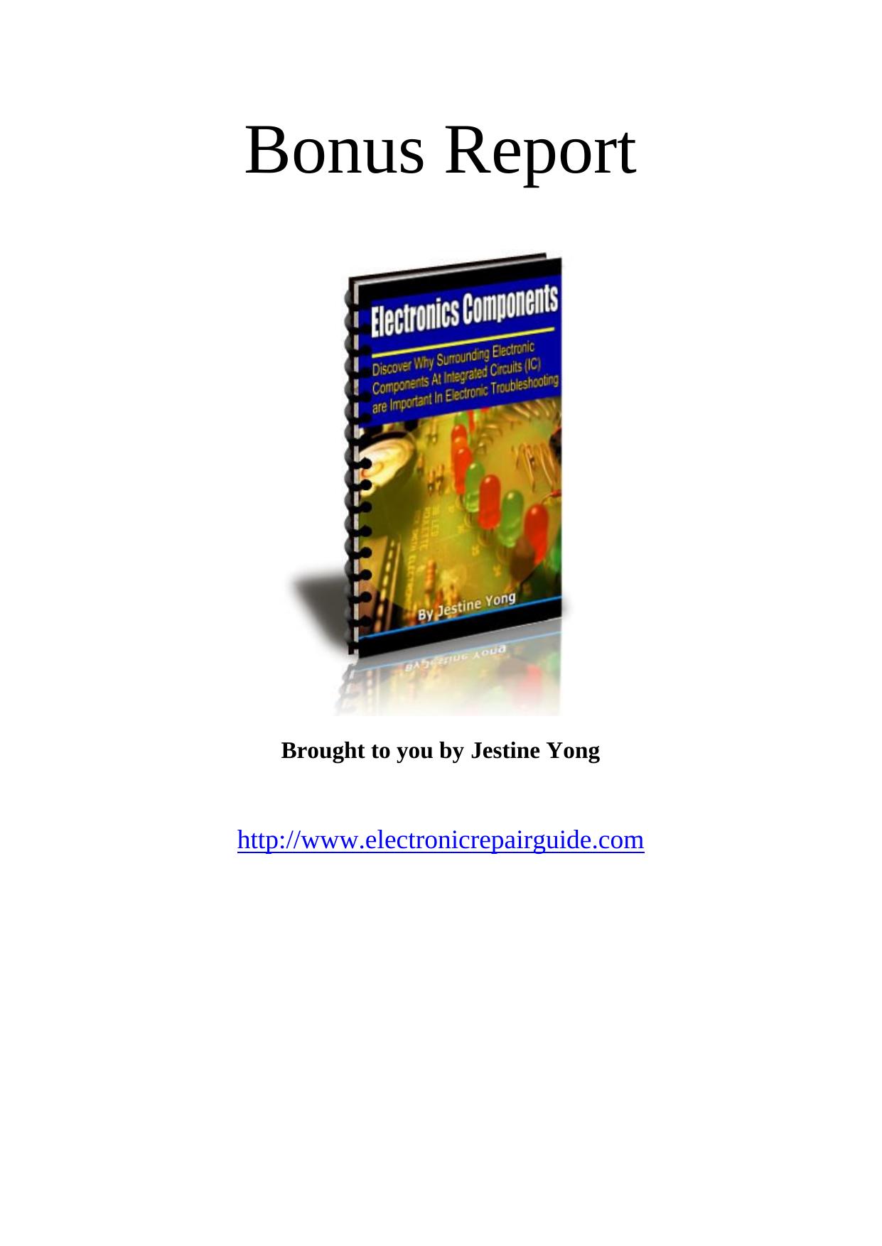 Electronic Components: Discover Why Surrounding Electronic Components At Integrated Circuits (IC) are Important in Electronic by Jestine Yong