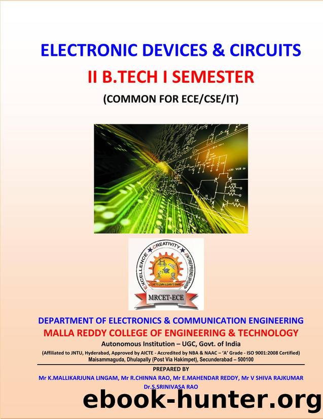 Electronic Devices and Circuits (COMMON FOR ECE-CSE-IT) by Unknown