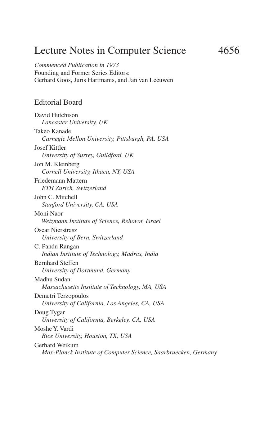 Electronic Government: 6th International Conference, EGOV 2007, Regensburg, Germany, September 3-7, 2007. Proceedings by unknow
