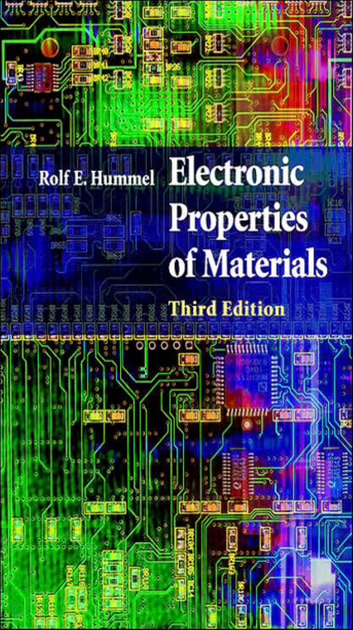 Electronic Properties of Materials by Rolf E. Hummel