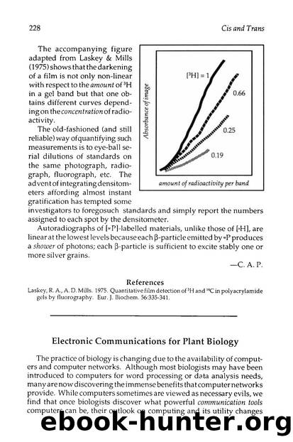 Electronic communications for plant biology by Unknown