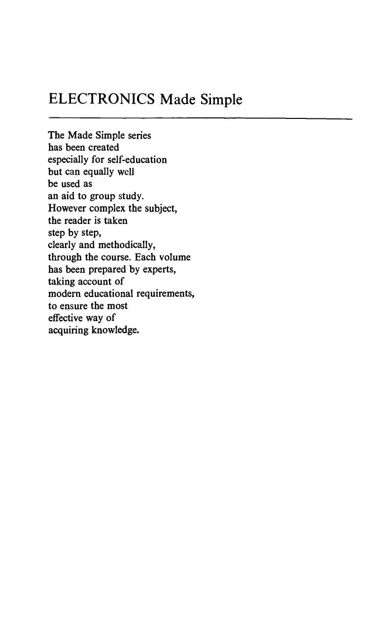 Electronics Made Simple by George H. Olsen (Auth.)