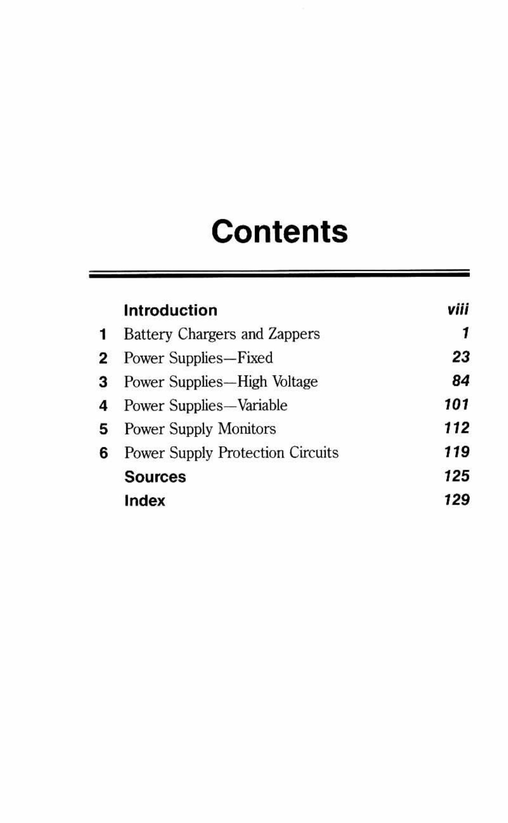 Electronics Power Supply And Battery Charger Circuit Encyclopedia by Unknown