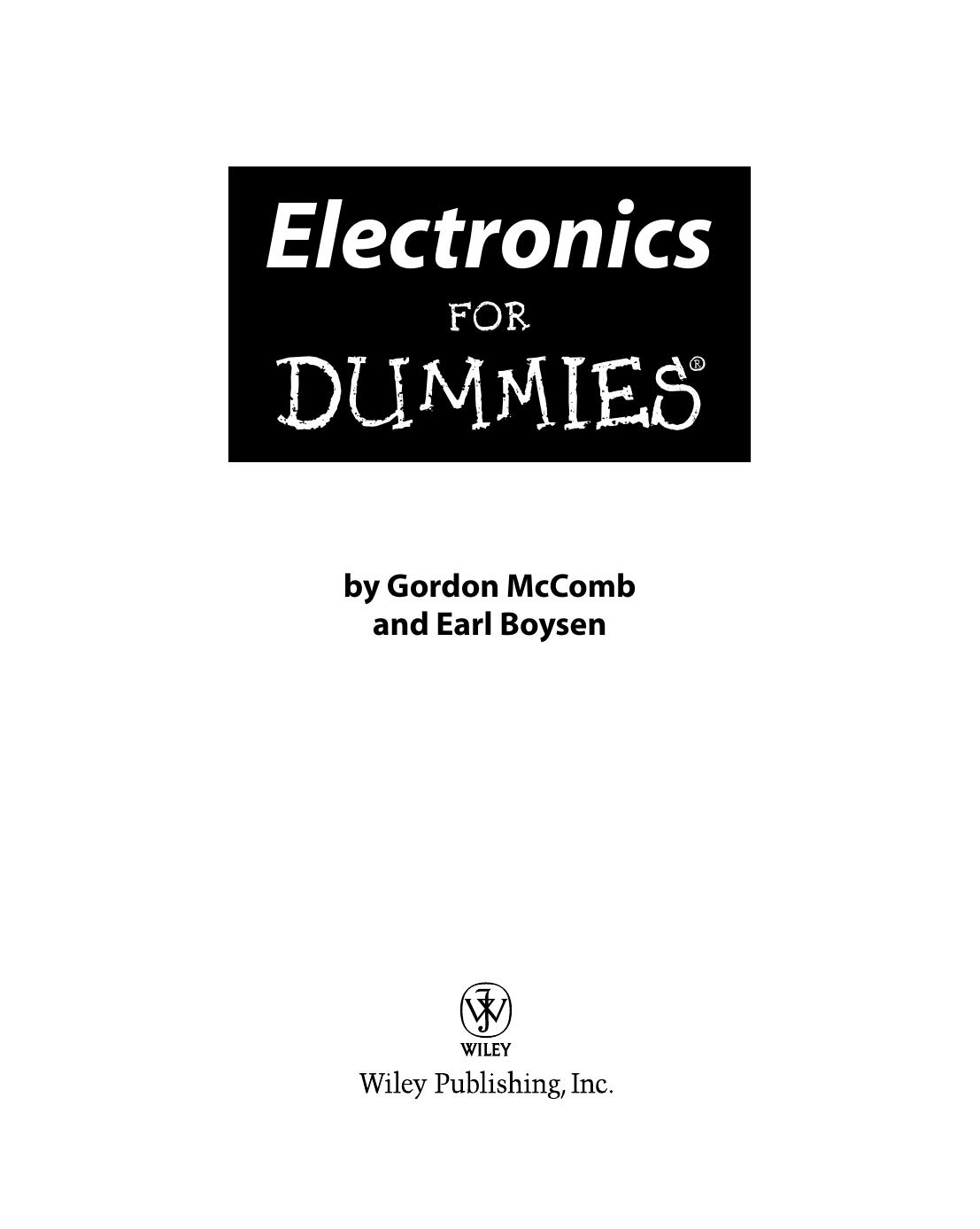 Electronics for Dummies (ISBN - 0764576607) by 0764576607)