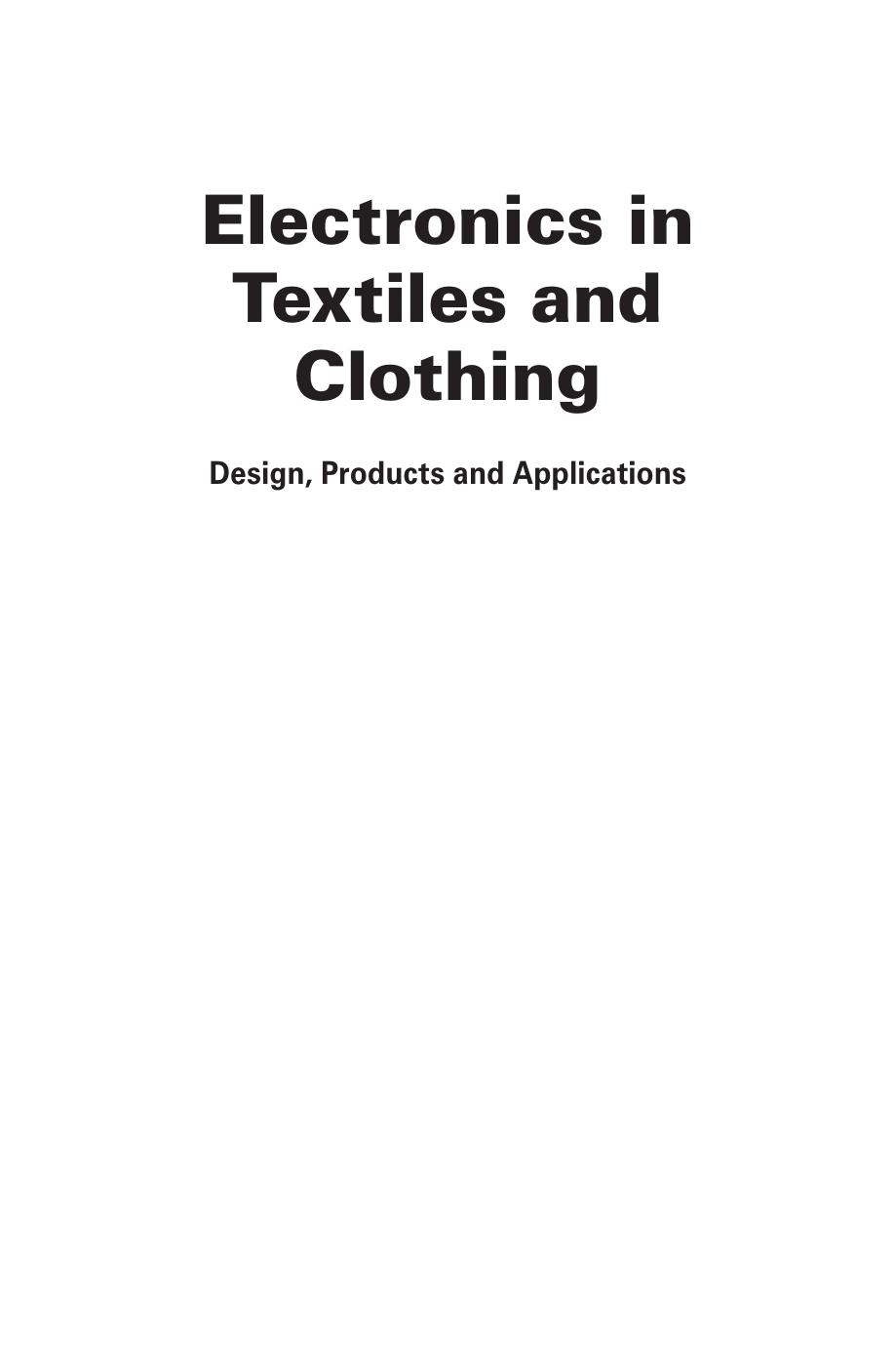 Electronics in Textiles and Clothing: Design, Products and Applications by L. Ashok Kumar and C. Vigneswaran
