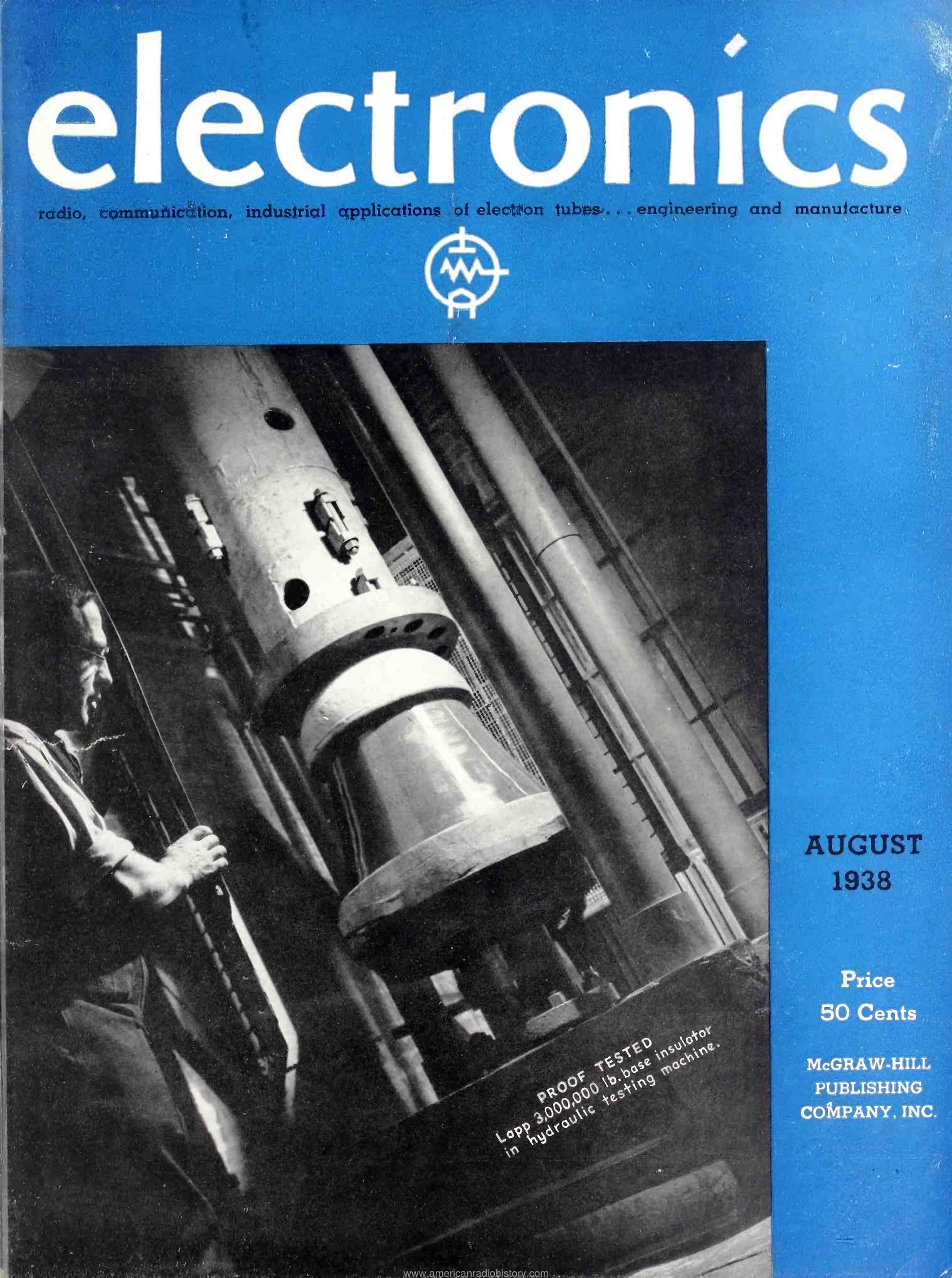 Electronics-1938-08 by Unknown