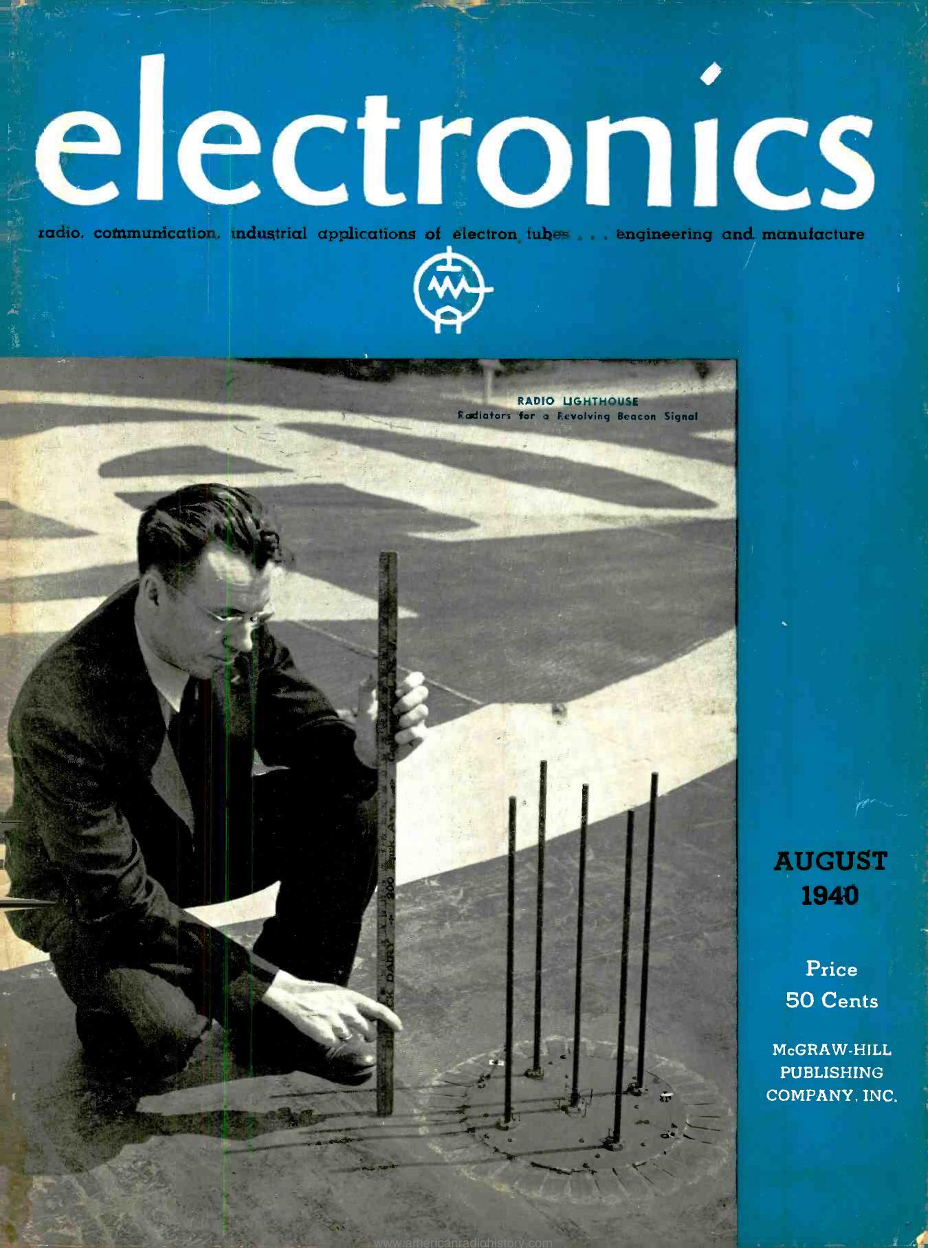 Electronics-1940-08 by Unknown