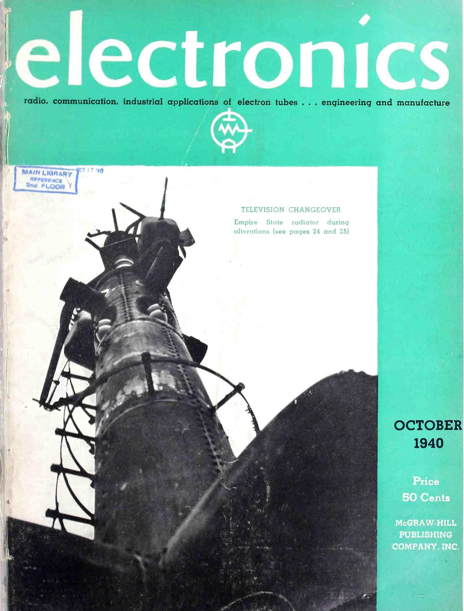 Electronics-1940-10 by Unknown