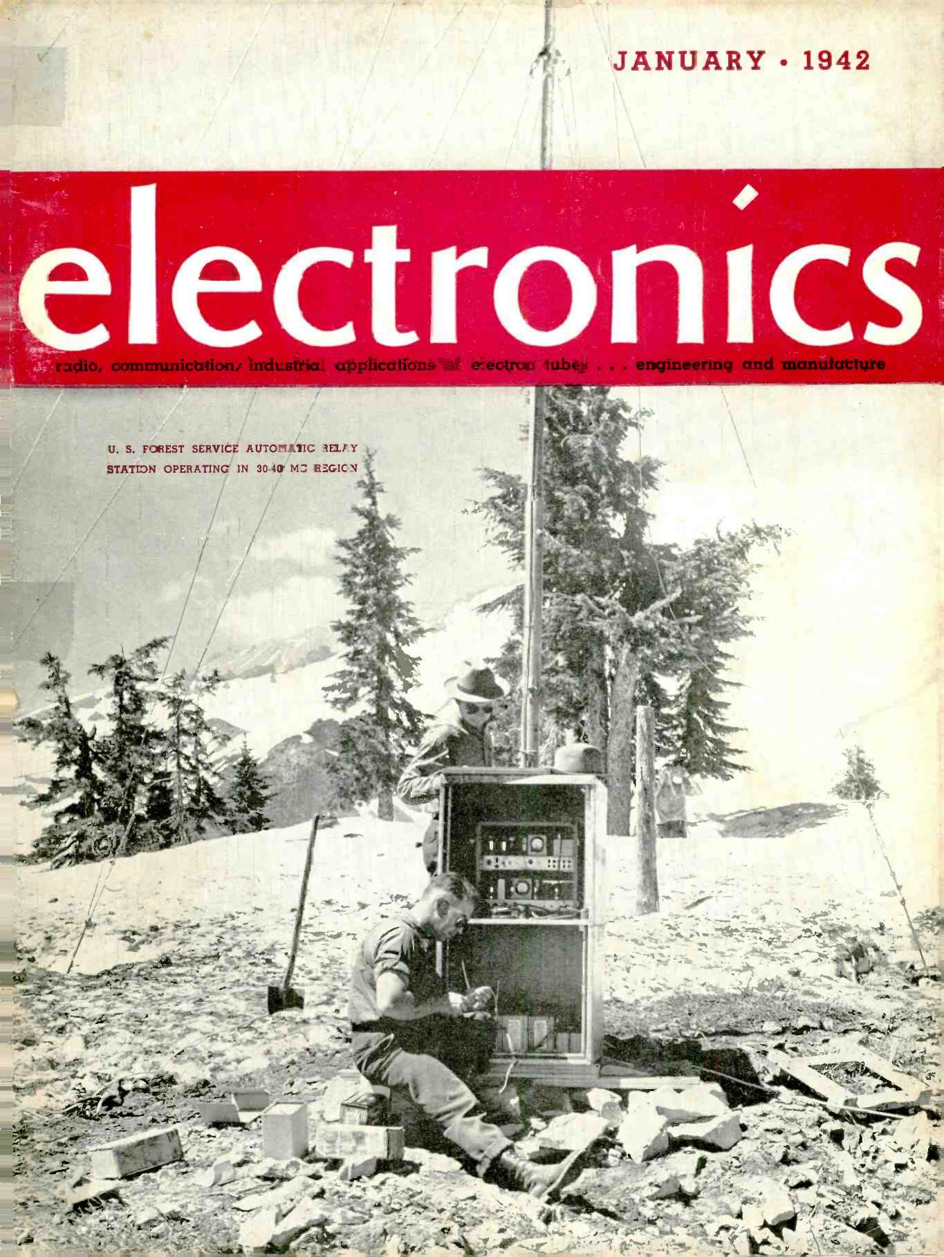 Electronics-1942-01 by Unknown