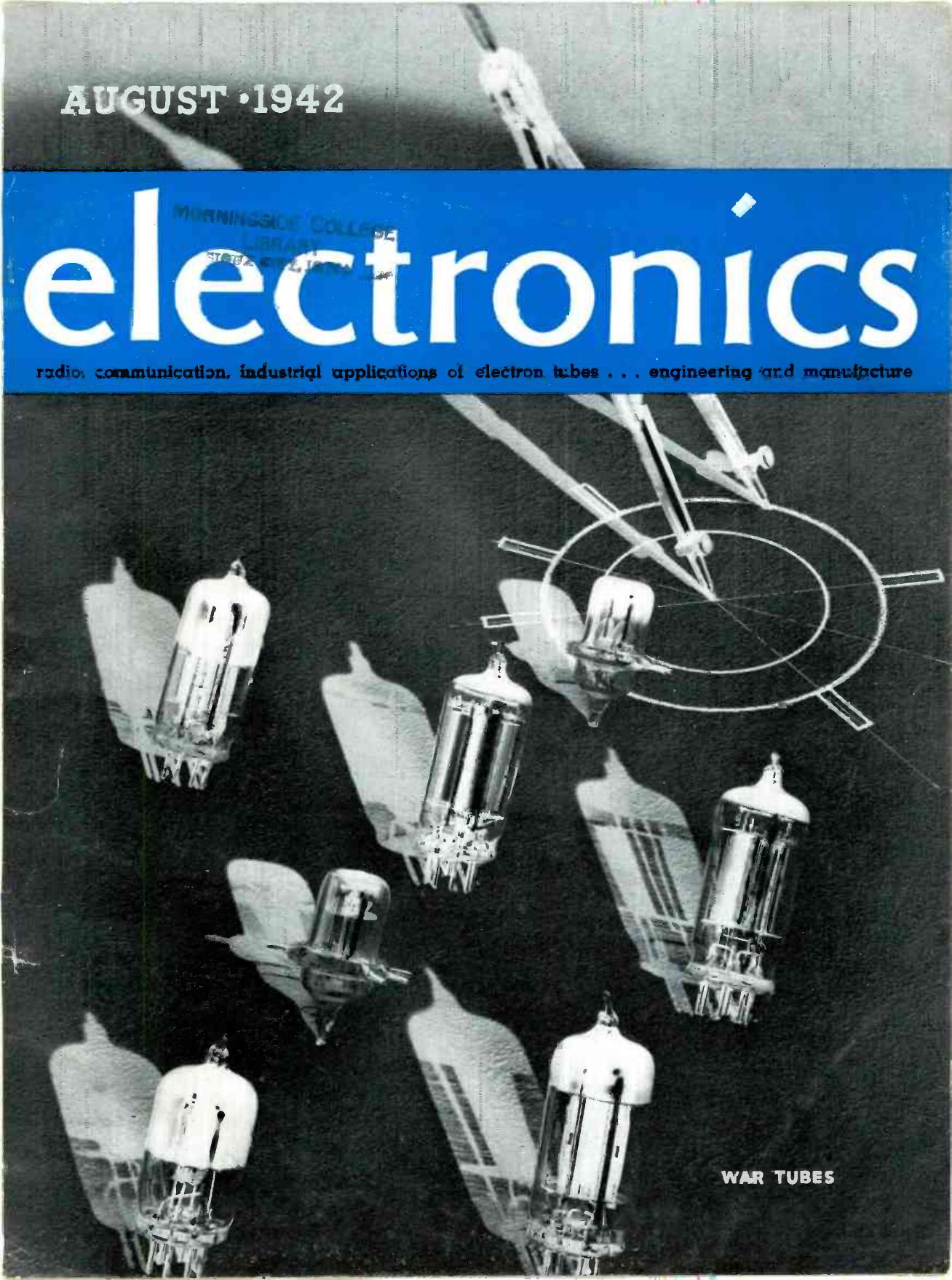 Electronics-1942-08 by Unknown