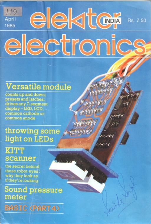 Elektor India 1985-04 by unknow