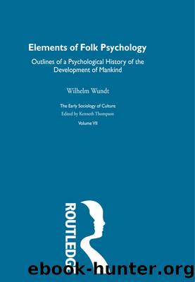 Elem Folk Psyc:Esc V7 by Wilhelm Wundt