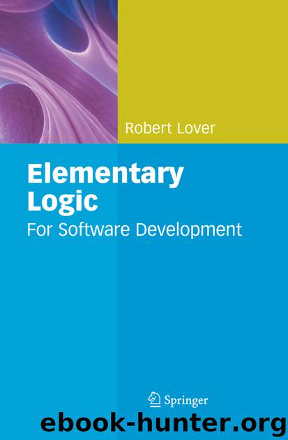 Elementary Logic by Robert Lover