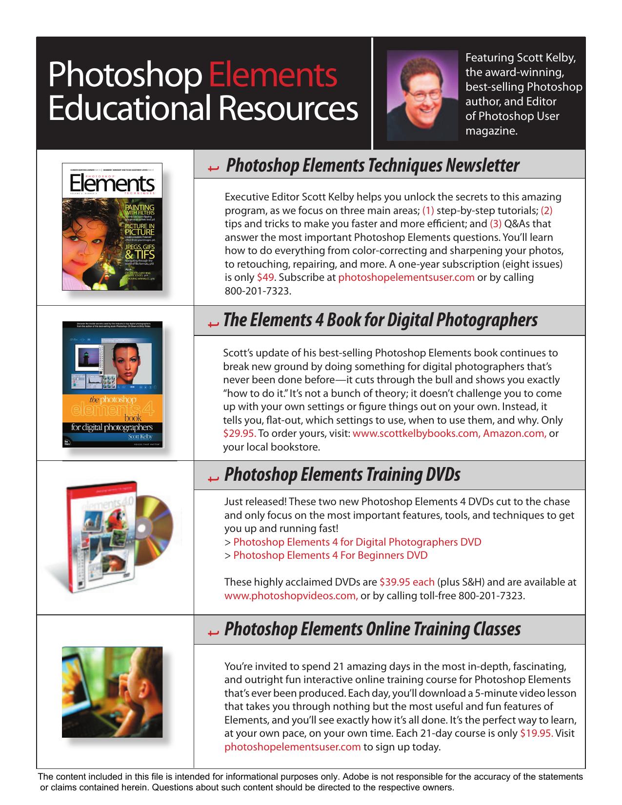 Elements 4 PDF for Adobe .indd by Unknown