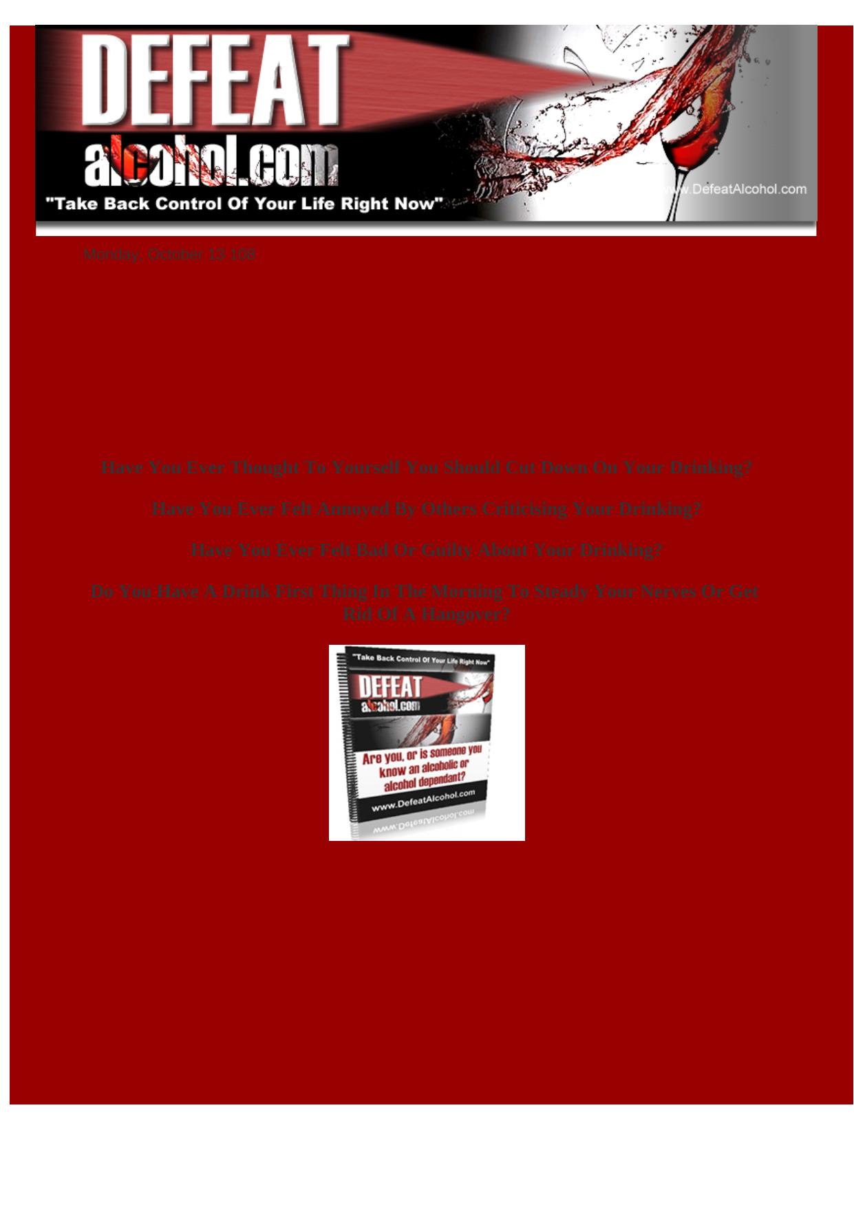 Eliminate Dependence On Alcohol. by Best of Kuszter's Collection