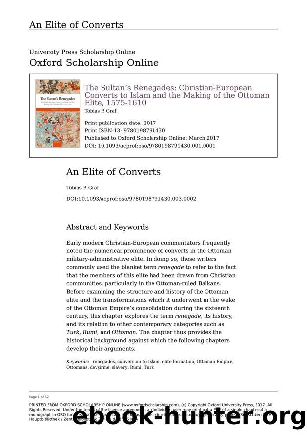 Elite of Converts - Oxford Scholarship by Unknown