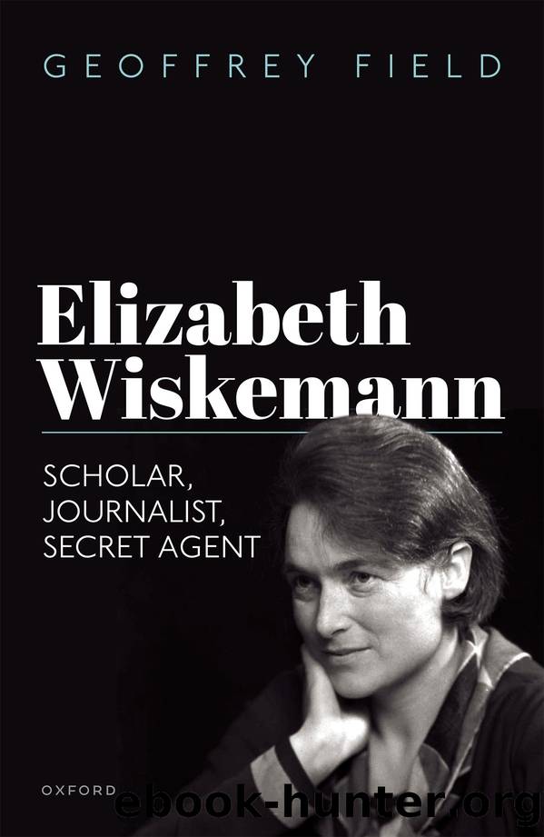 Elizabeth Wiskemann by Field Geoffrey;