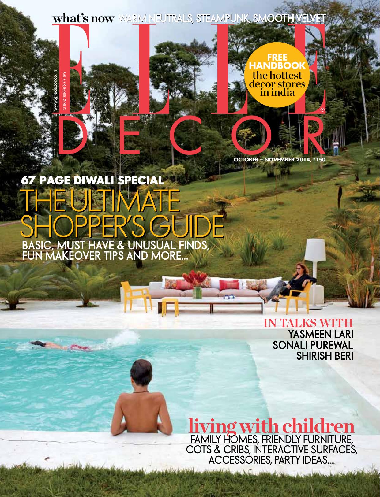Elle Decoration India Magazine October/November 2014 by Unknow