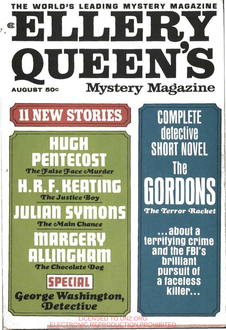 Ellery Queen's Mystery Magazine (1967-08) (unz) by Unknown
