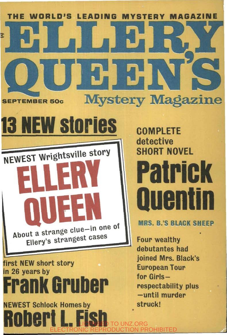 Ellery Queen's Mystery Magazine (1967-09) (unz) by Unknown