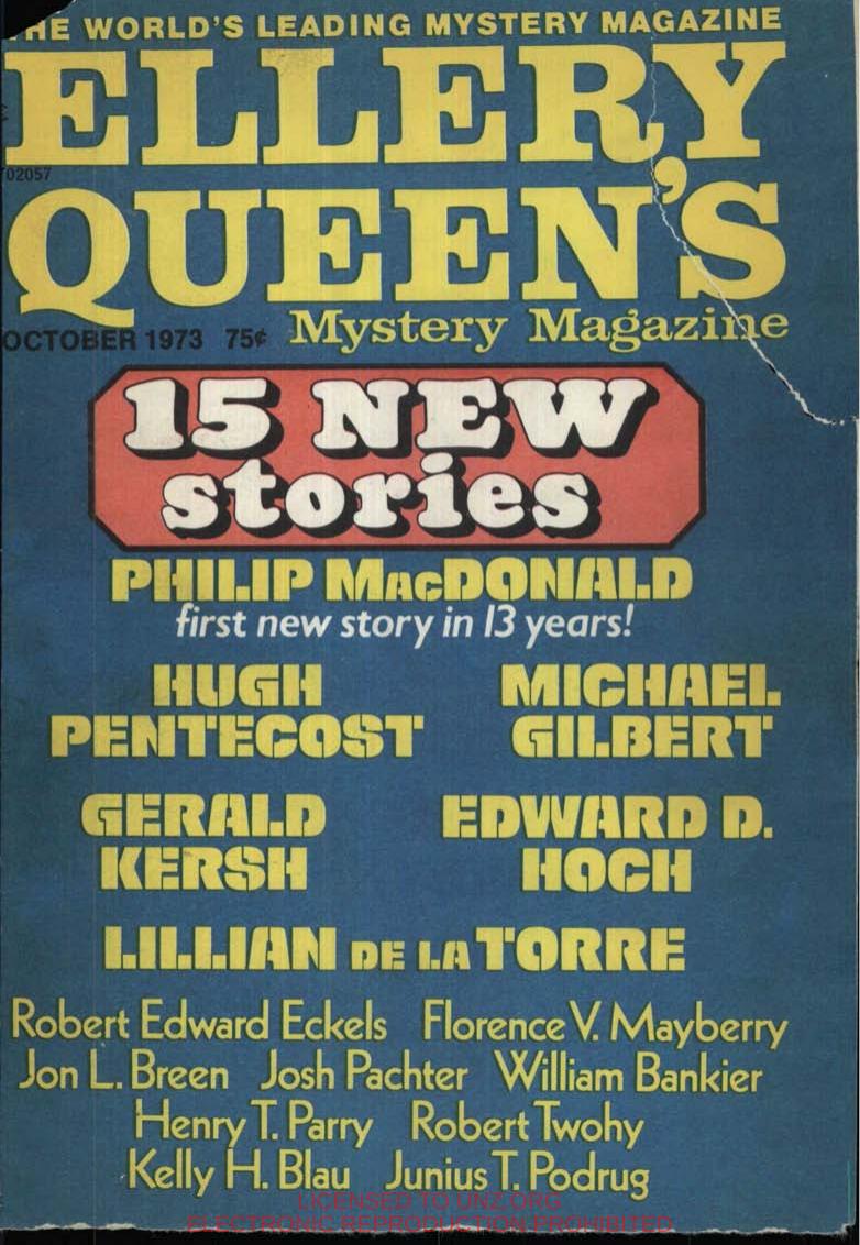 Ellery Queen's Mystery Magazine (1973-10) (unz) by Unknown