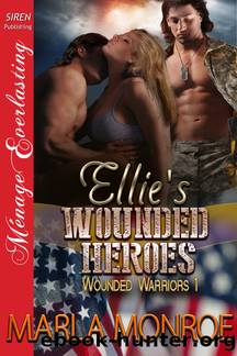 Ellie's Wounded Heroes [Wounded Warriors 1] (Siren Publishing MÃ©nage Everlasting) by Marla Monroe