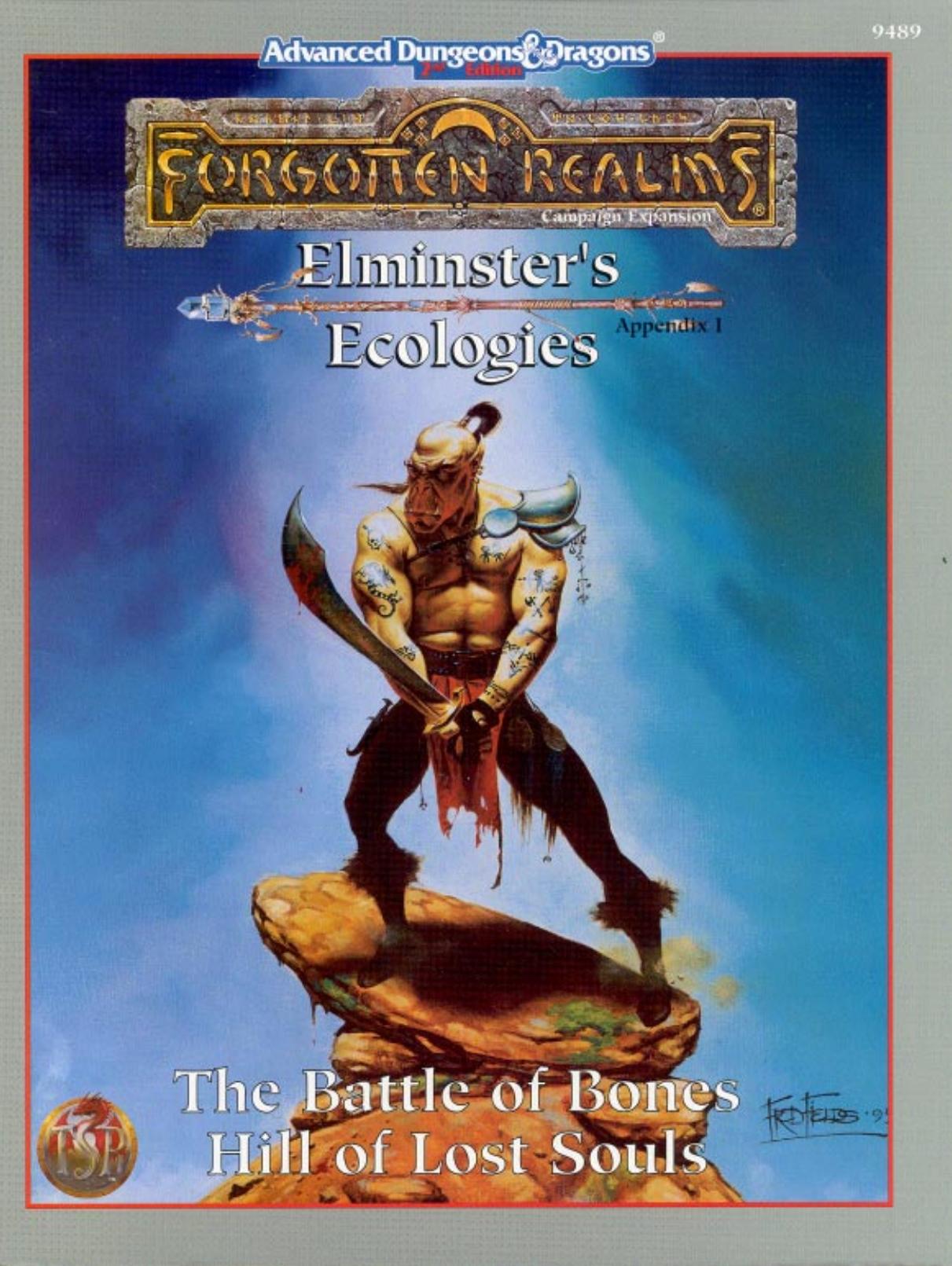 Elminster's Ecologies: The Battle of BonesHill of Lost Souls by Unknown