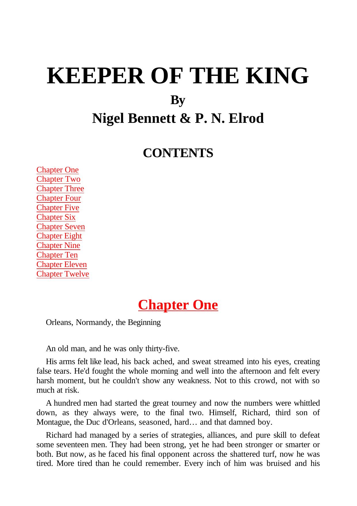 Elrod, P. N. - Ethical Vampires 01 by Keeper of the King (with Nigel Bennett)
