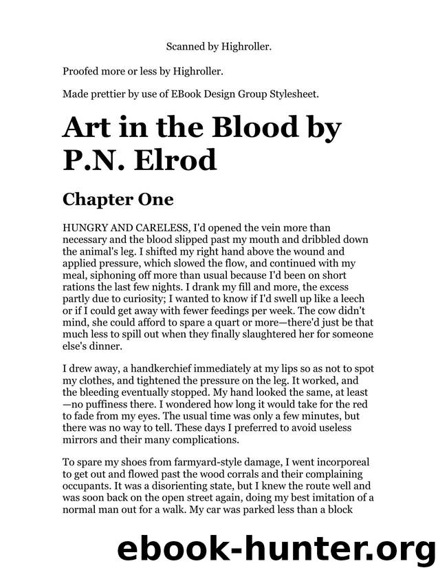 Elrod, PN - Vampire Files 04 by Elrod PN