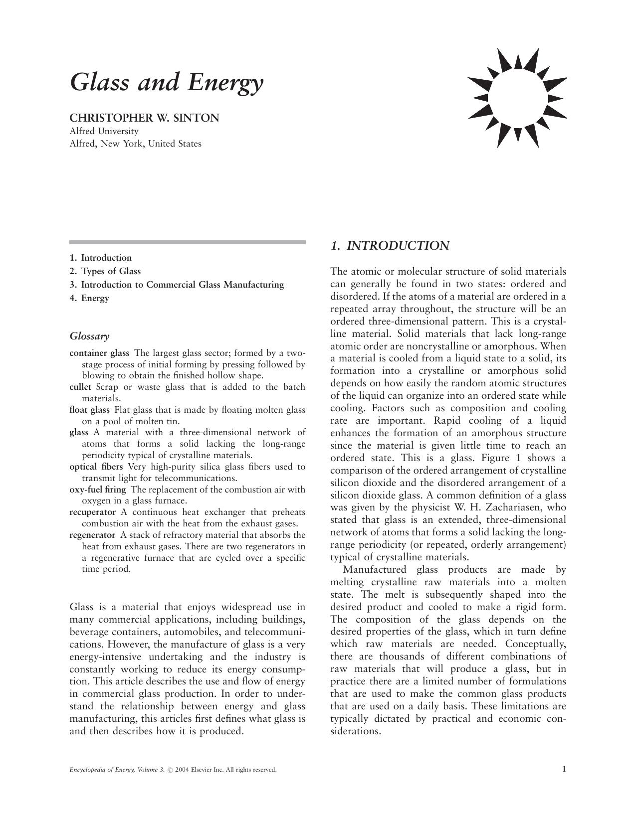 Elsevier Science Encyclopedia of Energy Vol 3 by Unknown