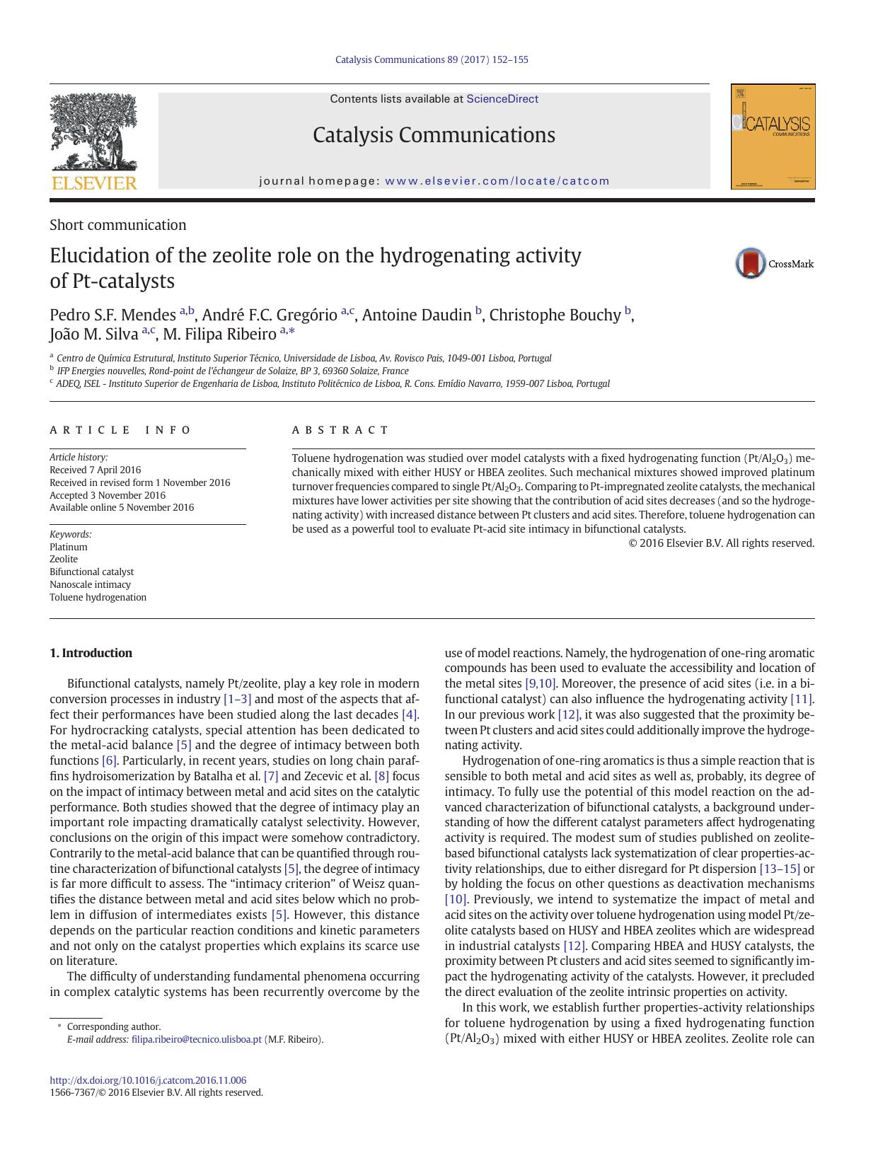 Elucidation of the zeolite role on the hydrogenating activity of Pt-catalysts by unknow