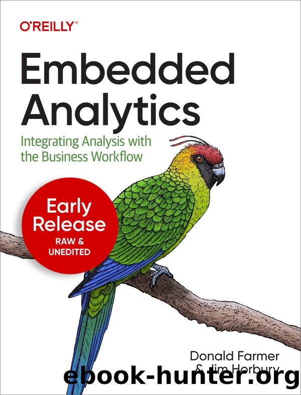 Embedded Analytics by Donald Farmer & Jim Horbury