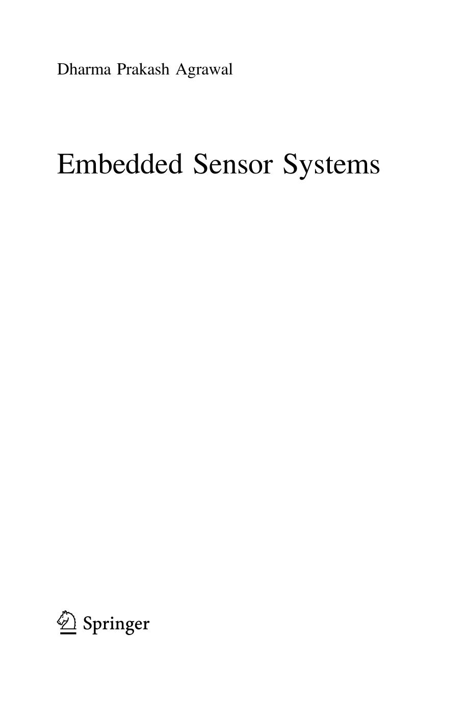 Embedded Sensor Systems by Dharma Prakash Agrawal