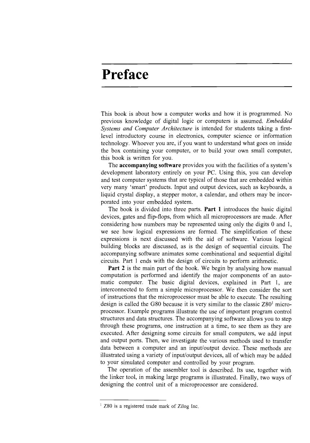 Embedded Systems and Computer Architecture by G.R. Wilson (Auth.)