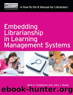 Embedding Librarianship in Learning Management Systems by Unknown