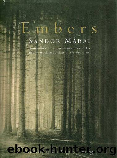 Embers by Sándor Márai