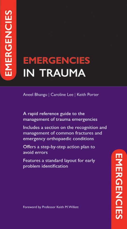 Emergencies in Trauma by Aneel Bhangu Caroline Lee Keith Porter