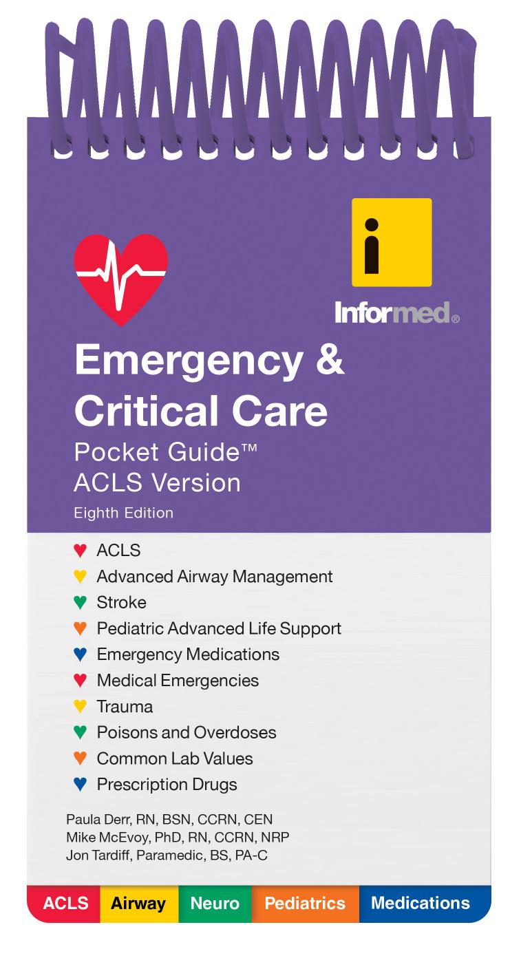 Emergency & Critical Care Pocket Guide by Informed Paula Derr Jon Tardiff Mike McEvoy