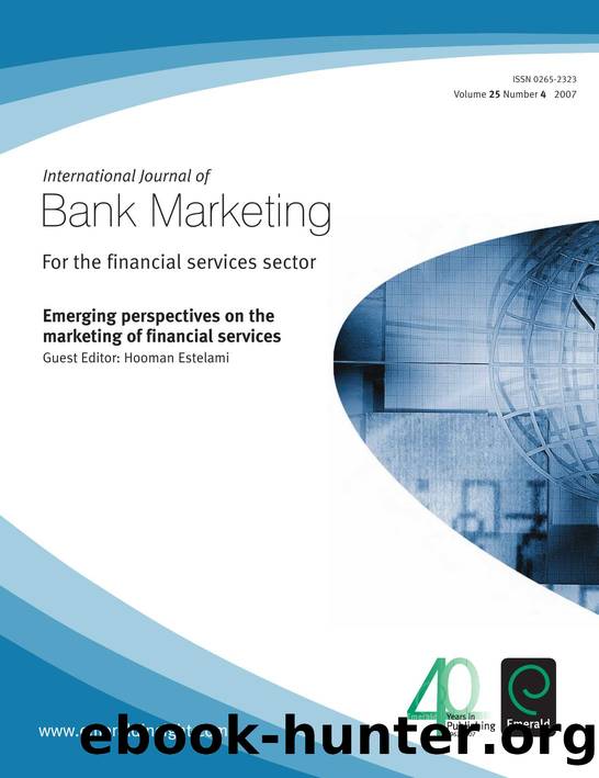 Emerging Perspectives on the Marketing of Financial Services by Hooman Estelami